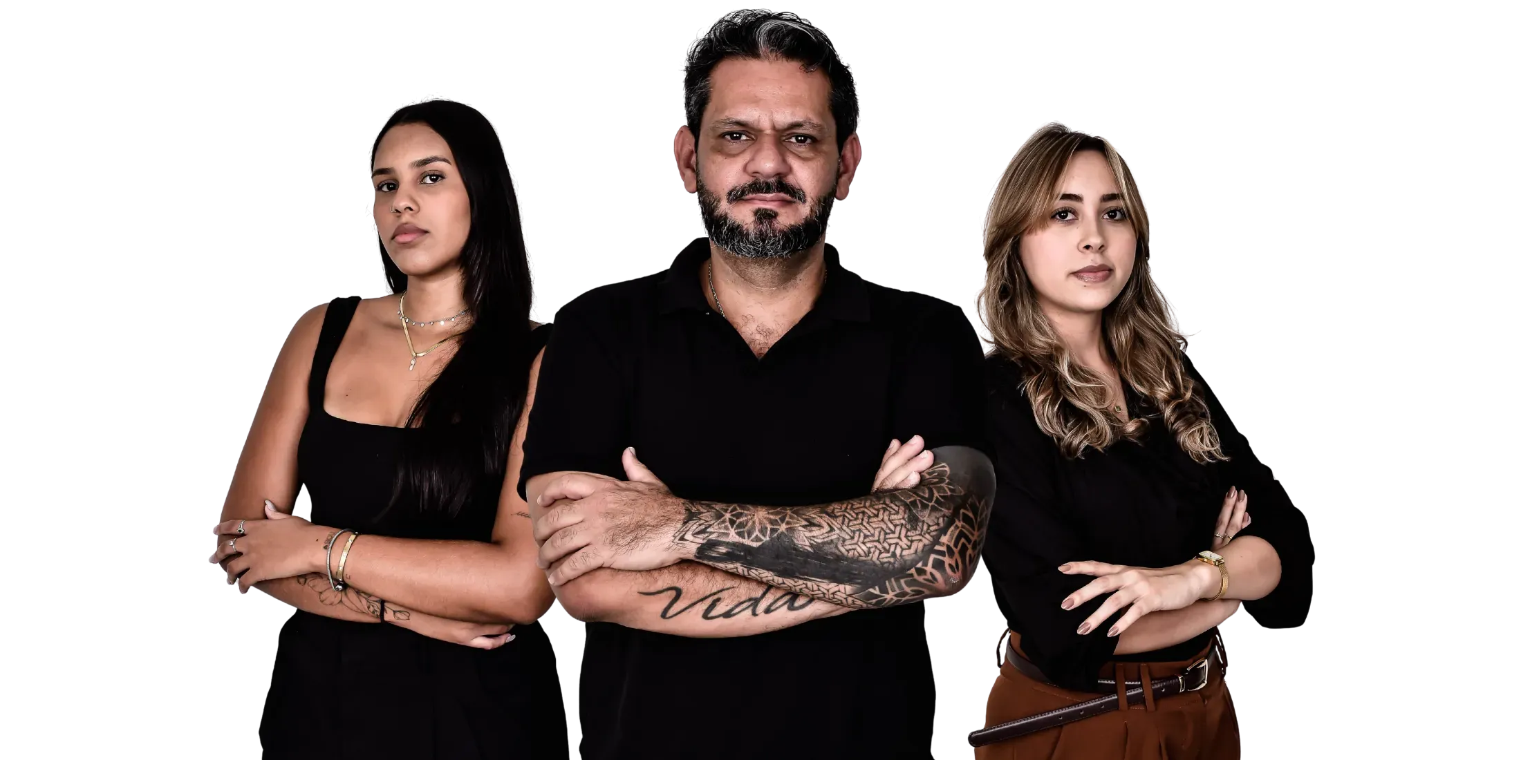 Time da Flow Digital — braços cruzados, prontos pro jogo